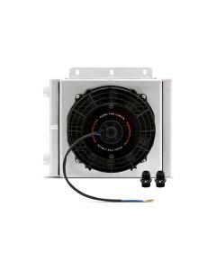 Mishimoto Universal Oil Cooler Kit 23 Row Cooler and 1in x 8in Fan - MMOC-23-K