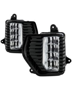 Spyder GMC Sierra 1500 Denali Only 19-20 (Not for 2500/3500) OEM Style Full LED Fog w/ Switch- Clear - 5087010