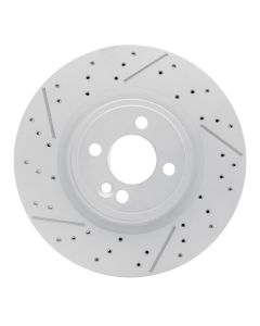 DFC 09-14 Mini Cooper Clubman Front Drilled GeoSPEC Coated Rotor and Slotted - 634-32008