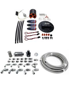 DeatschWerks 98-04 Ford Mustang X3 Module with DW430C Pump and Plumbing Kit - 9-437-604-7034