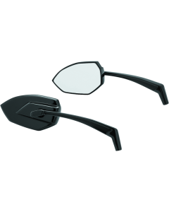 Kuryakyn Phantom Mirrors Gloss Black - Sleek Style 1963