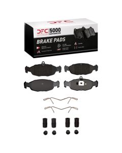 DFC 95-99 Chevrolet Tigra (Mexico) Front/Rear 5000 Advanced Low Metallic Brake Pads and Hardware Kit - 1551-0688-01