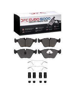 DFC 89-06 Audi 200 Quattro Front Euro 5000 Ceramic Brake Pads and Hardware Kit - 1600-0394-11