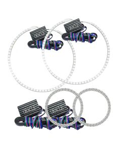 Oracle Porsche Cayenne 03-06 Halo Kit - ColorSHIFT w/o Controller - 2510-334