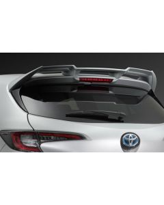 TOM'S Racing- Rear Roof Spoiler for 2019+ Toyota Corolla Hatchback / 2023+ Toyota GR Corolla Hatchback- (FRP-Unpainted) - FRP- Gloss Black (202)