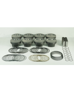 Mahle MS Piston Set SBC 397ci 4.040in Bore 3.875in Stroke 6.0in Rod .927 Pin -5cc 11.5 CR Set of 8 - 930200840