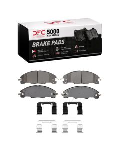 DFC 08-11 Ford Focus Front 5000 Advanced Ceramic Brake Pads and Hardware Kit - 1551-1339-01