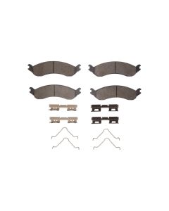 DFC 21-25 Chevrolet Express 2500 Rear 5000 Advanced Semi Metallic Brake Pads and Hardware Kit - 1551-2406-01