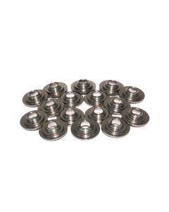 COMP Cams Titanium Valve Spring Retainers for Chevrolet LS Engines 1997-2019, Titanium, Natural Finish, 1.700" Diameter, 16 Valve Set - 26925 - 717-16