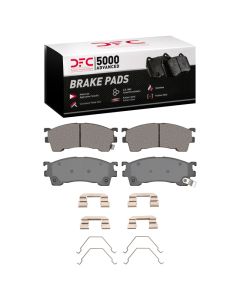 DFC 93-00 Ford Probe Front 5000 Advanced Semi Metallic Brake Pads and Hardware Kit - 1552-0637-01