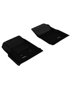3D MAXpider 2015-2020 Chevrolet/GMC Colorado/Canyon Crew Cab Kagu 1st Row Floormat - Black - L1CH06711509