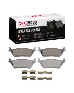 DFC 12-20 Ford F-150 4WD Rear 5000 Advanced Ceramic Brake Pads and Hardware Kit - 1551-1602-01