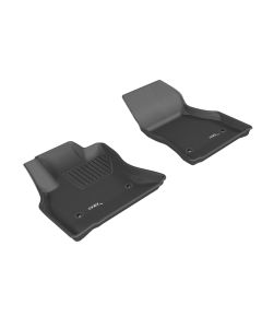 3D MAXpider 2014-2019 Fiat 500L Kagu 1st Row Floormat - Black - L1FA00411509