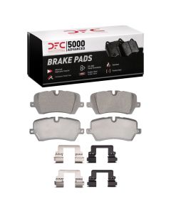 DFC 13-22 Land Rover Range Rover Rear 5000 Advanced Low Metallic Brake Pads and Hardware Kit - 1551-1692-01
