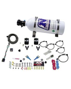 Nitrous Express 08-10 Dodge Viper EFI Dual Nozzle (100-300HP) w/5lb Bottle - 20325-05