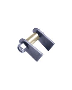 QA1 Mounting Tab - Large - Boxed Tubing - 1/2in Hole - TB102GBK