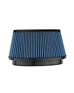Injen NanoWeb Dry Air Filter 8.7x3.9in Oval ID / 10.4x5.6in OD / 4.75in Height / 7.9x3.1in Top - X-1130-BB