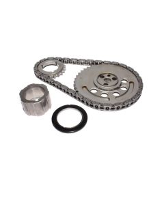 COMP Cams LS Series Timing Set Single Row 3-Key Steel Sprocket Right Hand Side for GM LS Engines 1997-2018 - 9672T3