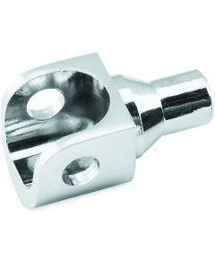 Chrome Female Peg Adapter for 5/8 Square Mounts - Pair