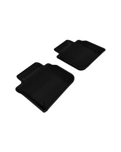 3D MAXpider 2013-2020 Lexus GS/GS Hybrid Kagu 2nd Row Floormats - Black - L1LX02521509
