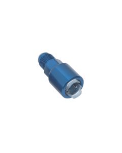 Russell Performance -6 AN male to 3/8in SAE quick-disconnect female (Blue Single) - 640850