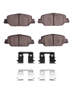 DFC 17-25 Honda CR-V Rear 4000 HybriDynamic Brake Pads and Hardware Kit - 4000-2037-01