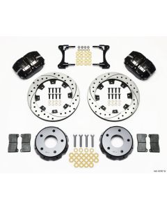 Wilwood Dynapro Radial Front Drag Kit 11.75in Vented Drilled 98-02 Camaro/Firebird - 140-10787-D