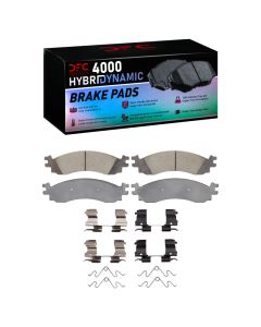 DFC 06-12 Ford Explorer Front 4000 HybriDynamic Brake Pads and Hardware Kit - 4000-1158-01