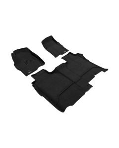 3D MAXpider 2019-2022 Chevrolet/GMC Silverado/Sierra Elegant Floor Mat Set - Black - L1GM02504709