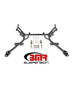 BMR 05-10 S197 Mustang K-Member w/ No Motor Mounts and STD. Rack Mounts - Black Hammertone - KM009H