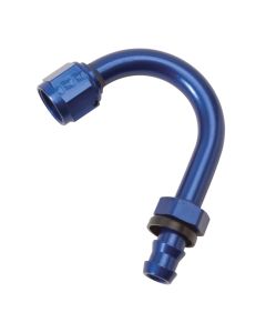 Russell Performance -6 AN Twist-Lok 150 Degree Hose End (1in Radius) - 624300