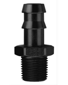 Black Fragola 3/8 Hose Barb x 1/4 NPT Adapter