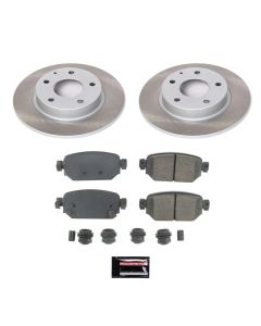Power Stop 19-21 Mazda CX-3 Rear Semi-Coated Rotor Kit - SC7515