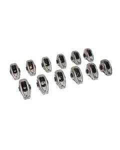 COMP Cams High Energy Aluminum Rocker Arms for Small Block Ford 289-302 1962-1995, 1.7 Ratio, Natural Finish, Shaft Mount - 17043-12