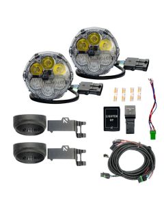 Nacho Lighting Toyota SAE Combo Plug N Play Fog Light Kit - White - V3TO1KWSM