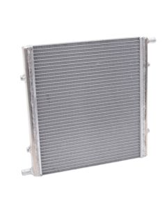 Edelbrock Heat Exchanger Single Pass Single Row 22 000 Btu/Hr 16In W X 16In H X 1 5In D Silver - 15407