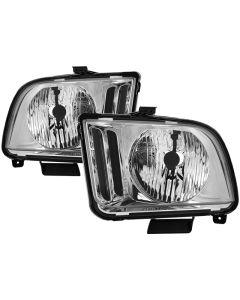 xTune Ford Mustang 05-09 Halogen OEM Style Headlight (Non HID) OEM Chrome HD-JH-FM05-C - 9040153