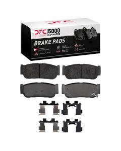 DFC 03-09 Kia Sorento Rear 5000 Advanced Ceramic Brake Pads and Hardware Kit - 1551-0954-01