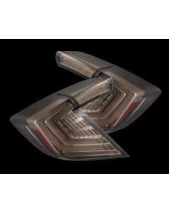 AlphaRex 16-21 Honda Civic Hatchback / Type-R FK8 Nova-Series LED Tail Lights - Clear Smoke - 676040