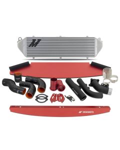 Mishimoto 2023+ Toyota GR Corolla Intercooler & Pipe Kit - Silver Cooler - Black Pipes - MMINT-GRC-23KSLBK