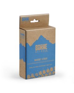 Borne Off-Road Soft Loop Tie-Down Straps (4-Pack) Blue - BNRTC-SLP-4BL