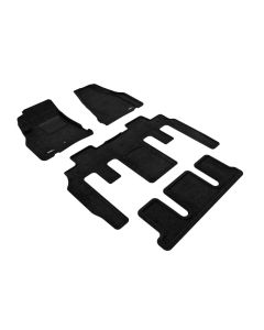 3D Maxpider 09-17 Chevrolet Traverse w Bucket 2nd Row Elegant 1st 2nd 3rd Row - Set (Black) - L1CH06104709