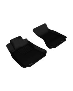 3D MAXpider 2009-2017 Audi A4/S4/RS4/A5/S5 Kagu 1st Row Floormat - Black - L1AD02711509
