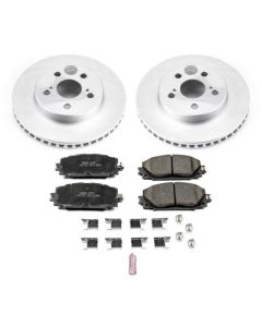 Power Stop 16-18 Toyota Prius Front Z17 Evolution Geomet Coated Brake Kit - CRK7701