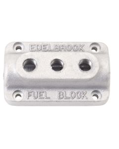 Edelbrock Fuel Block Triple As Cast - 1285