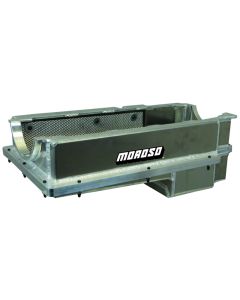 Moroso Chevrolet Big Block Mark IV (w/Double Power Kick Outs) Wet Sump 6-7qt 8in Aluminum Oil Pan - 20376