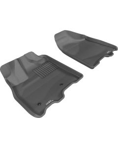 3D MAXpider 2013-2020 Toyota Sienna Kagu 1st Row Floormat - Black - L1TY13111509