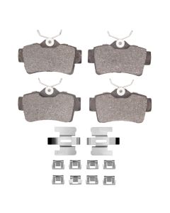 DFC 94-04 Ford Mustang Rear Active Performance Pads and Hardware Kit - 1115-0627-01