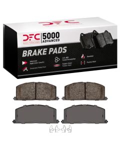 DFC 92-99 Toyota Tercel Front 5000 Advanced Ceramic Brake Pads - 1551-0242-00