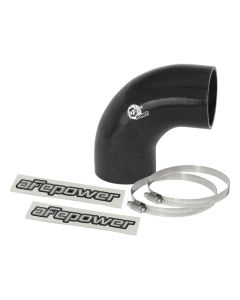 aFe Magnum FORCE CAI Univ. Silicone Coupling Kit (2.75in. ID / 3in. L) 90 Deg. Elbow Coupler - Black - 59-00059